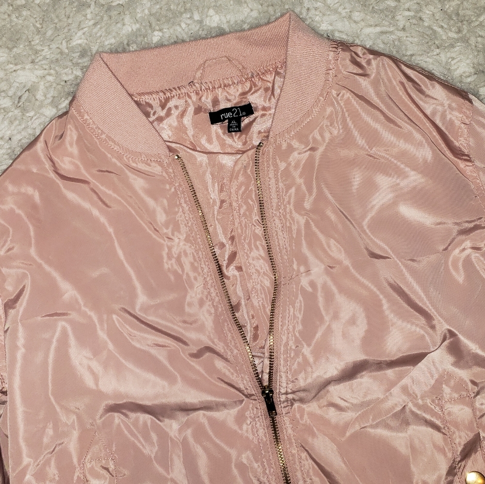 RUE21 Pink Bomber Jacket